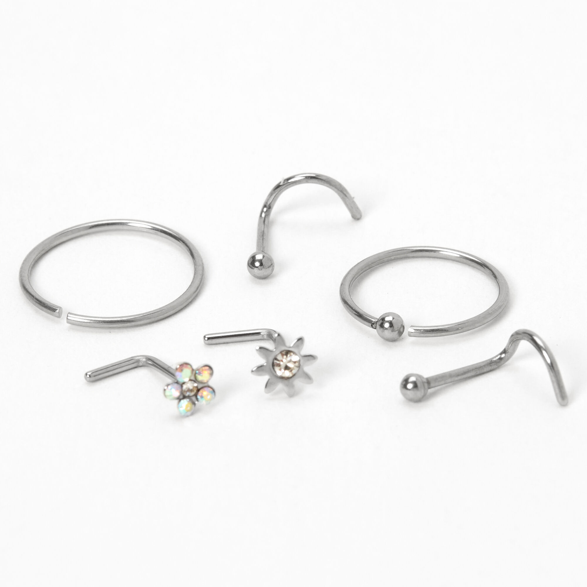 Surgical steel nose rings claire's discount