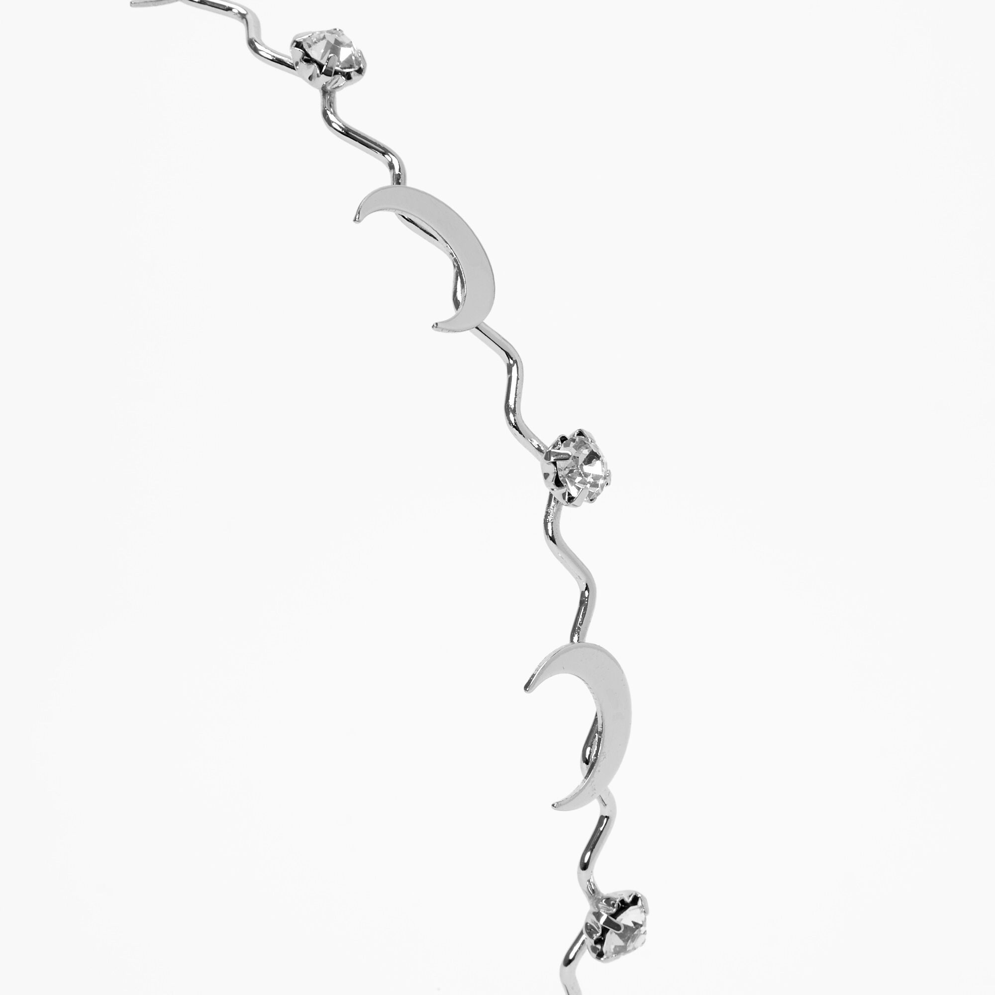 Silver Celestial Embellished Headband,
