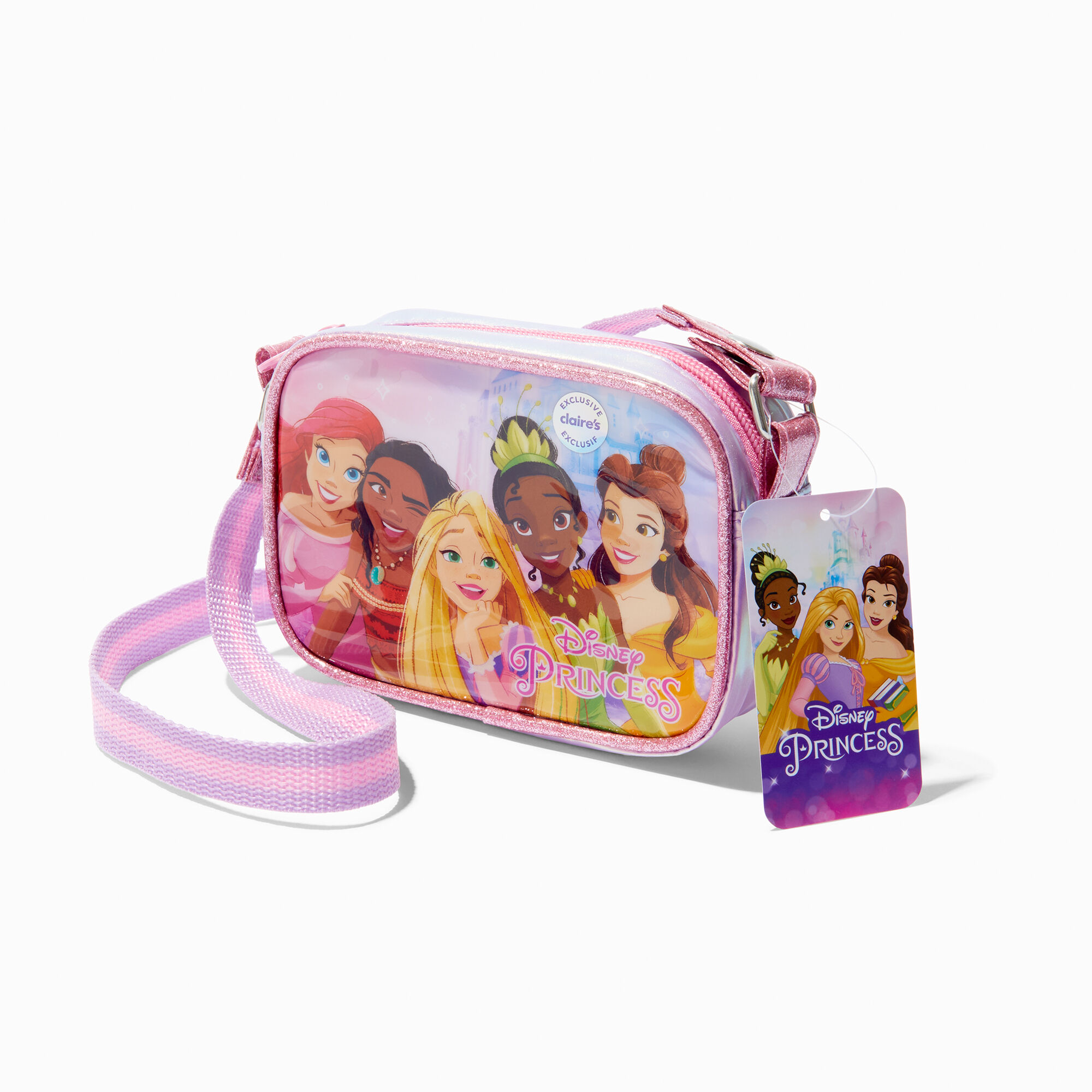 claire's exclusive ©disney princess mini handbag – pink