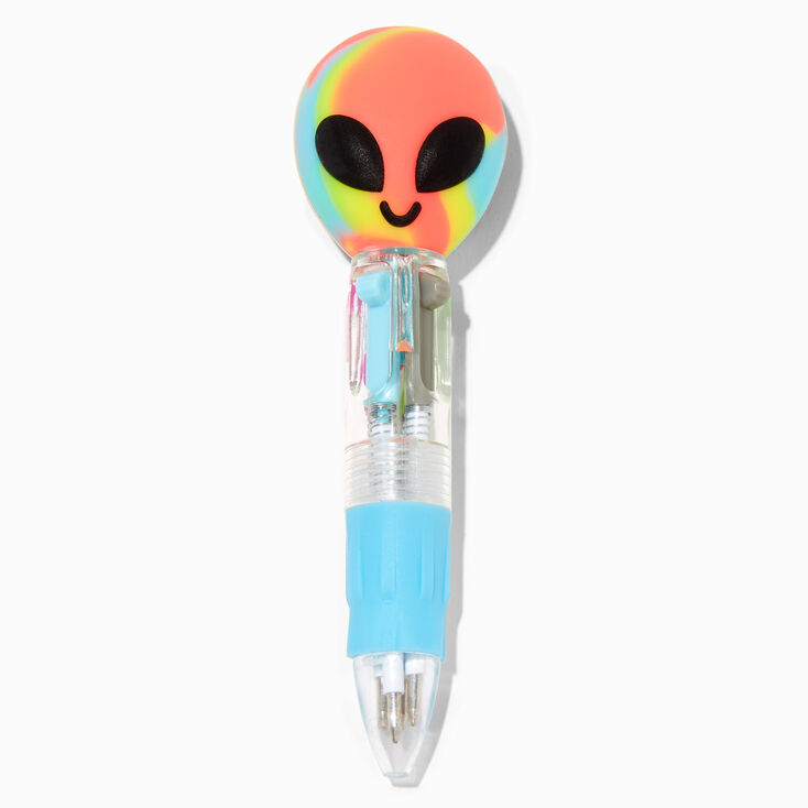 Mini Tie Dye Alien Multicolored Pen,