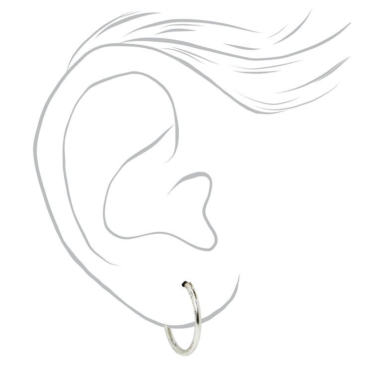 Sterling Silver Fireball Earrings Set - 3 Pack,