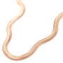 Gold Sleek Snake Chain Necklace,