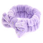 Makeup Bow Headwrap - Purple,