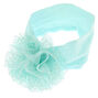 Claire&#39;s Club Chiffon Flower Headwrap - Mint,