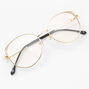 Silver Round Clear Lens Frames,