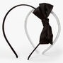 Silver Glitter &amp; Black Holiday Headbands - 2 Pack,