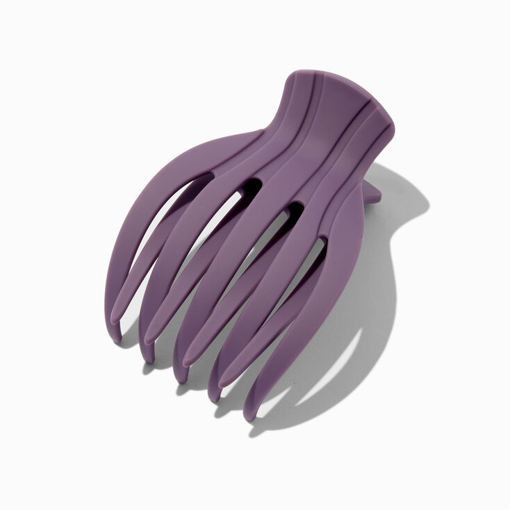 Matte Plum XL Yoga Hair Claw,