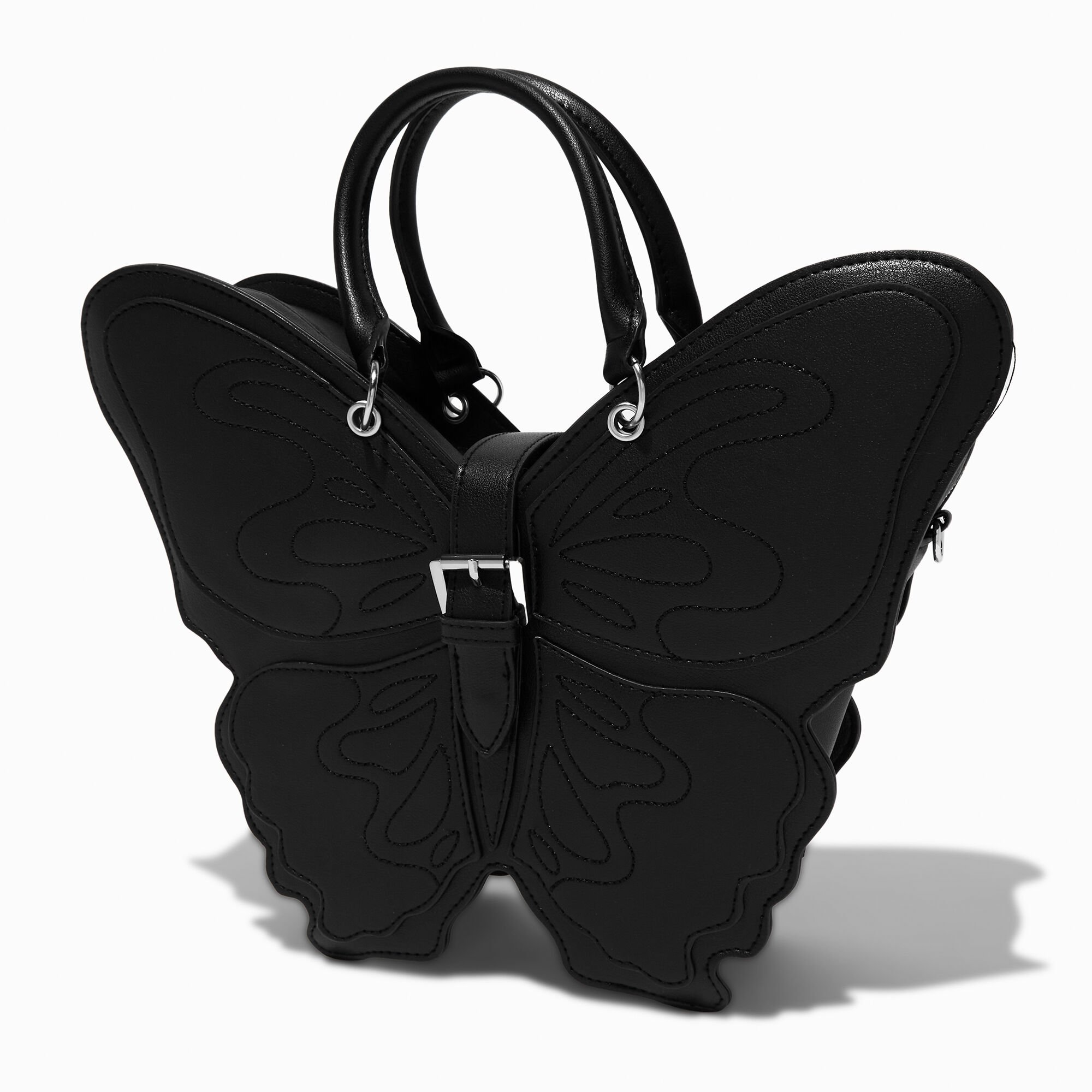 Black Butterfly Small Backpack Claire s US