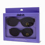 Lunettes de soleil ovales noires assorties &laquo;&nbsp;Mommy et Me&nbsp;&raquo; - Lot de 2,