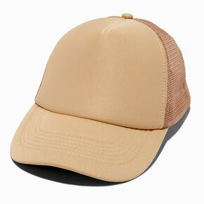Tan DIY Trucker-Style Hat,