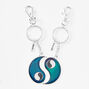 Best Friends Iridescent Yin Yang Keychains - 2 Pack,