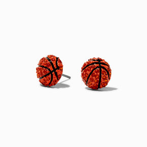 Studded Basketball Stud Earrings,