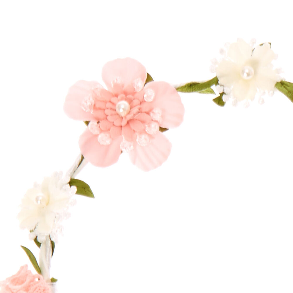 claire's accessories flower crown