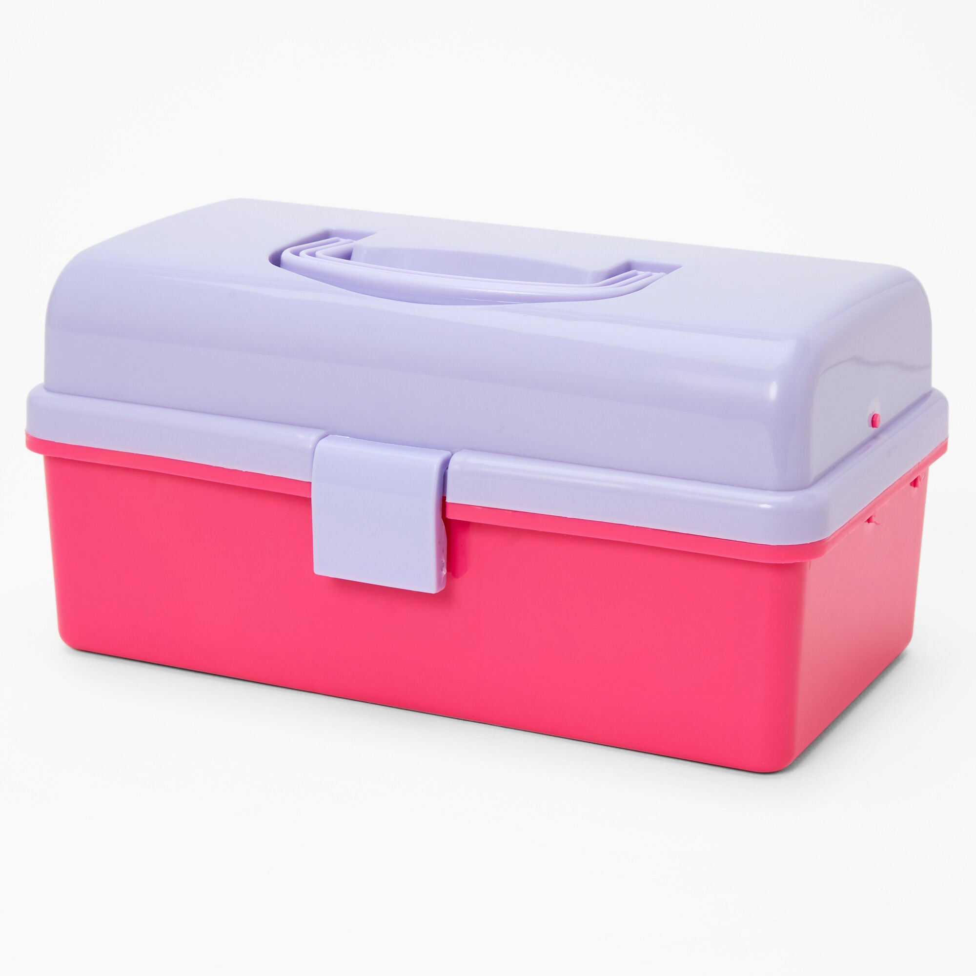 Pink & Purple Colorblock Makeup Holder Case,
