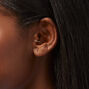 Boucle d&#39;oreille pour piercing tragus en acier inoxydable couleur argent&eacute;e,