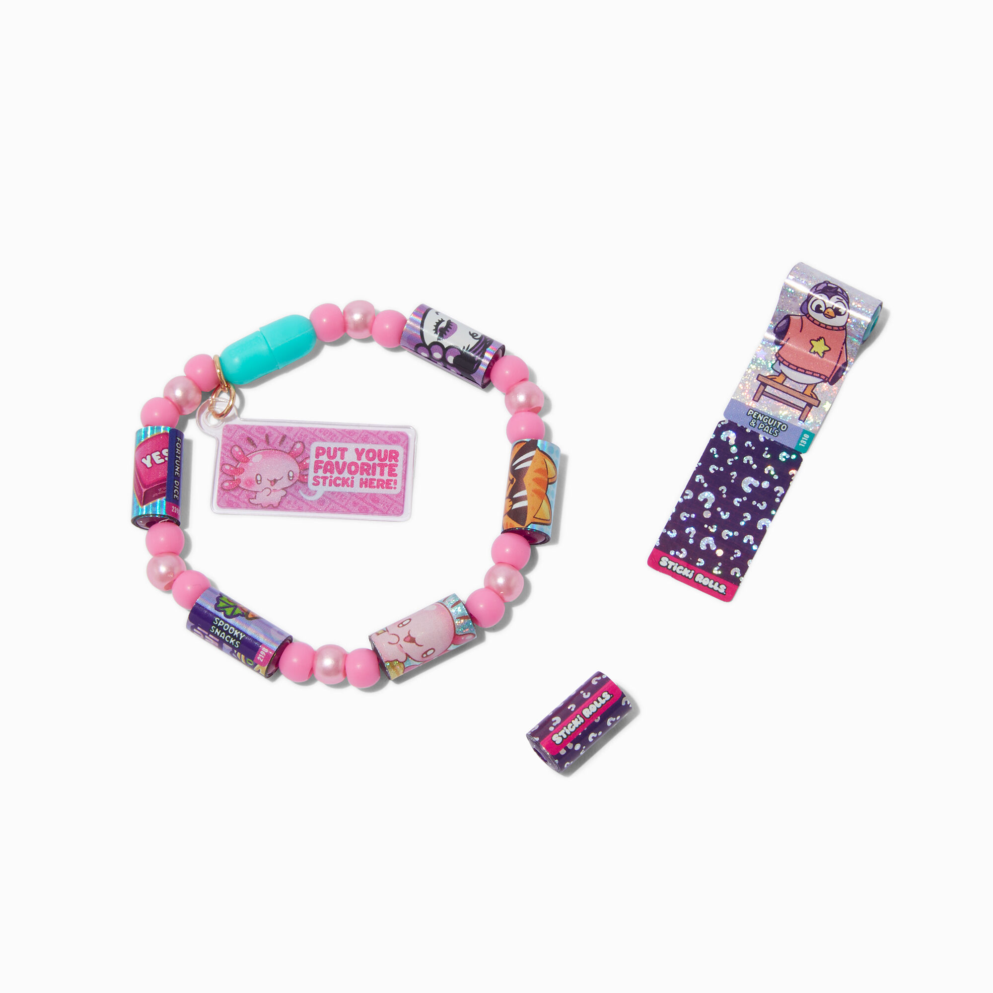 Kit de bracelets autocollant Sticki Rolls™ série 1 - Les modèles peuvent varier,