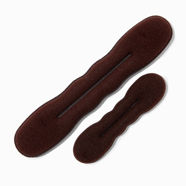 Brown Bun Hair Rollers - 2 Pack,