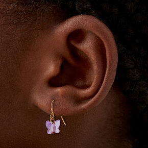 Happy Face Rainbow Earrings Set - 6 Pack,