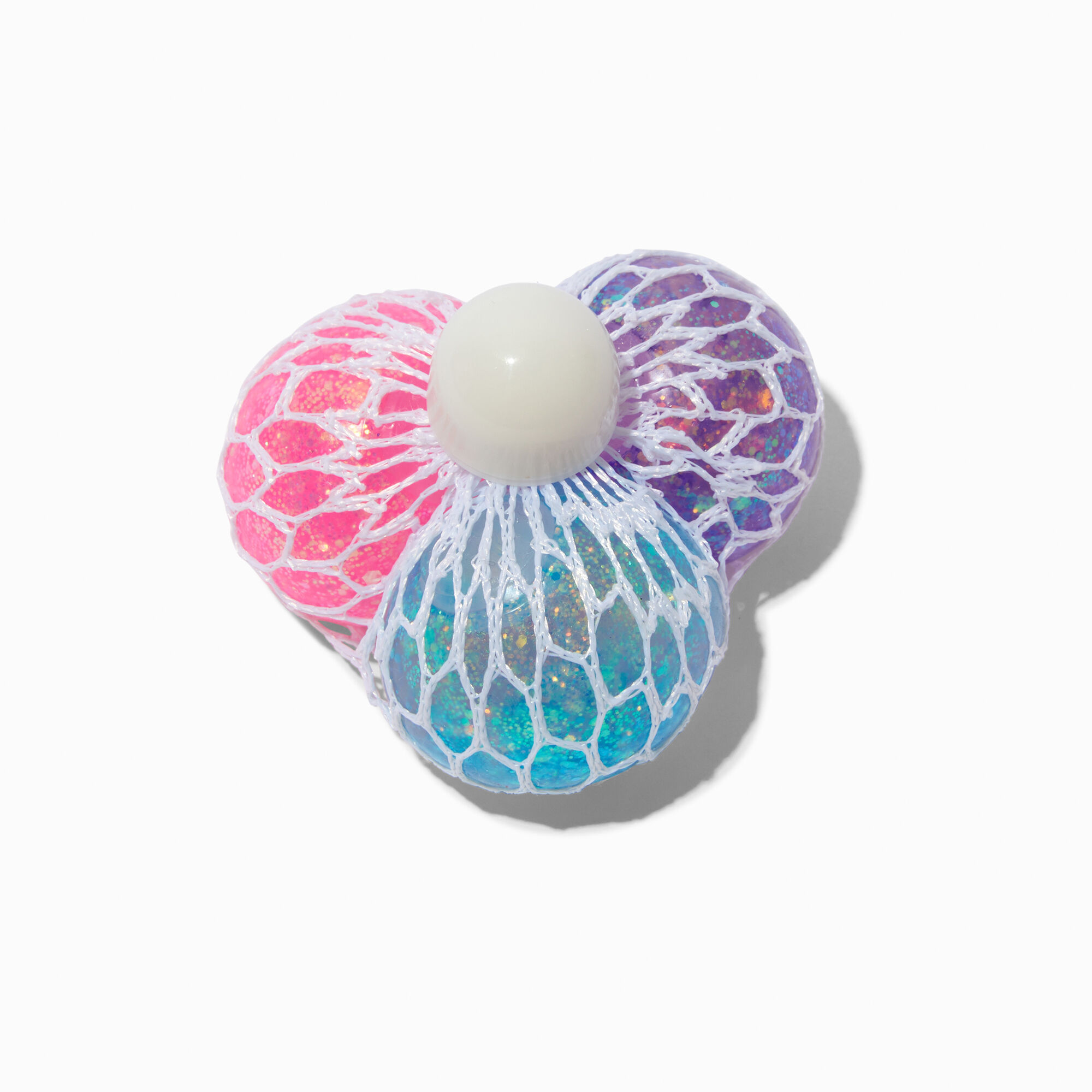 3 in 1 Triple Glitter Mesh Ball Fidget Toy Styles Vary Claire s