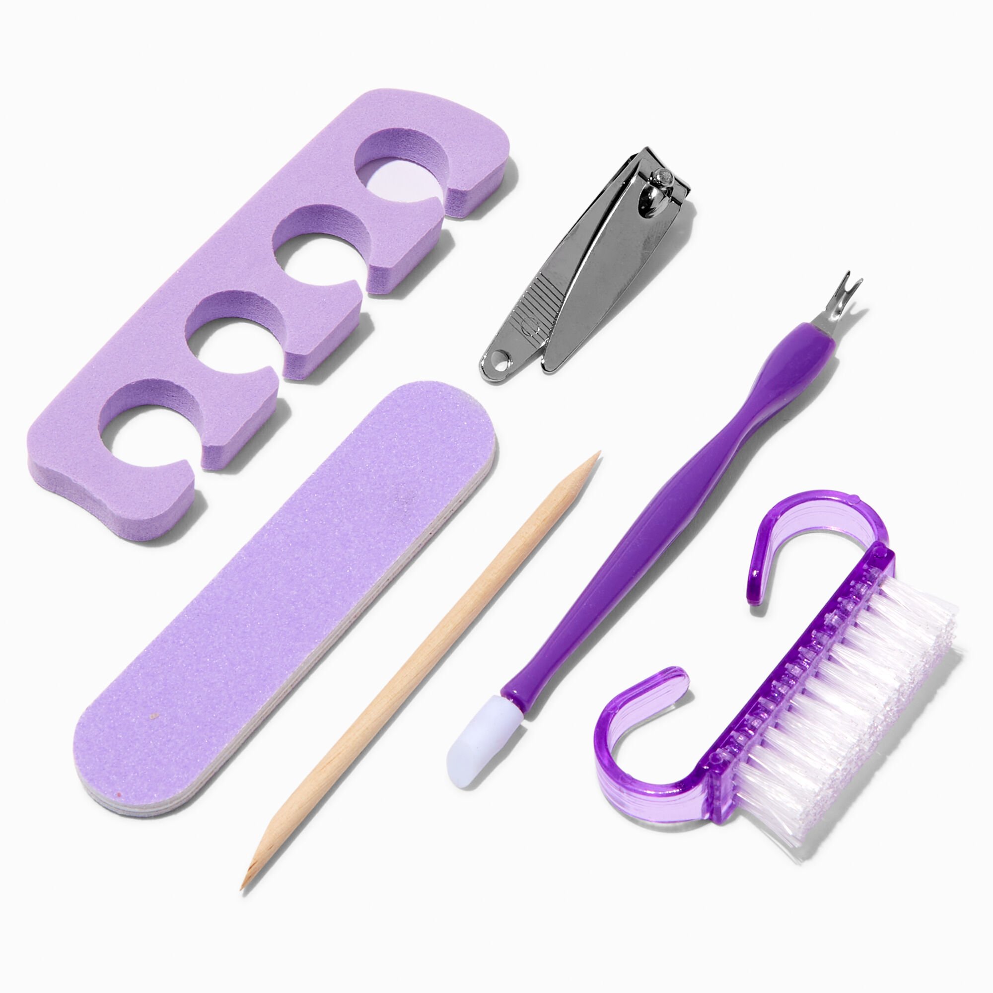 View Claires Manicure Basics Set 6 Pack Purple information