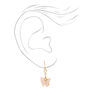 Pink Butterfly Pendant Necklace, Bracelet, &amp; Earrings Set - 3 Pack,