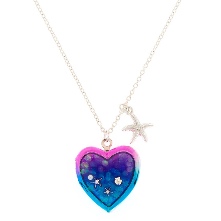 Under The Sea Locket Pendant Necklace,