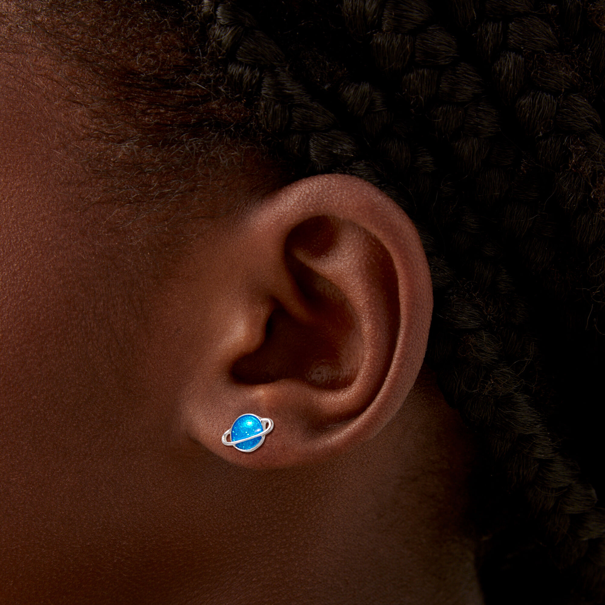 Space shop stud earrings
