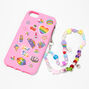 Pink Y2K Protective Phone Case with Lanyard - Fits iPhone&reg; 6/7/8/SE,