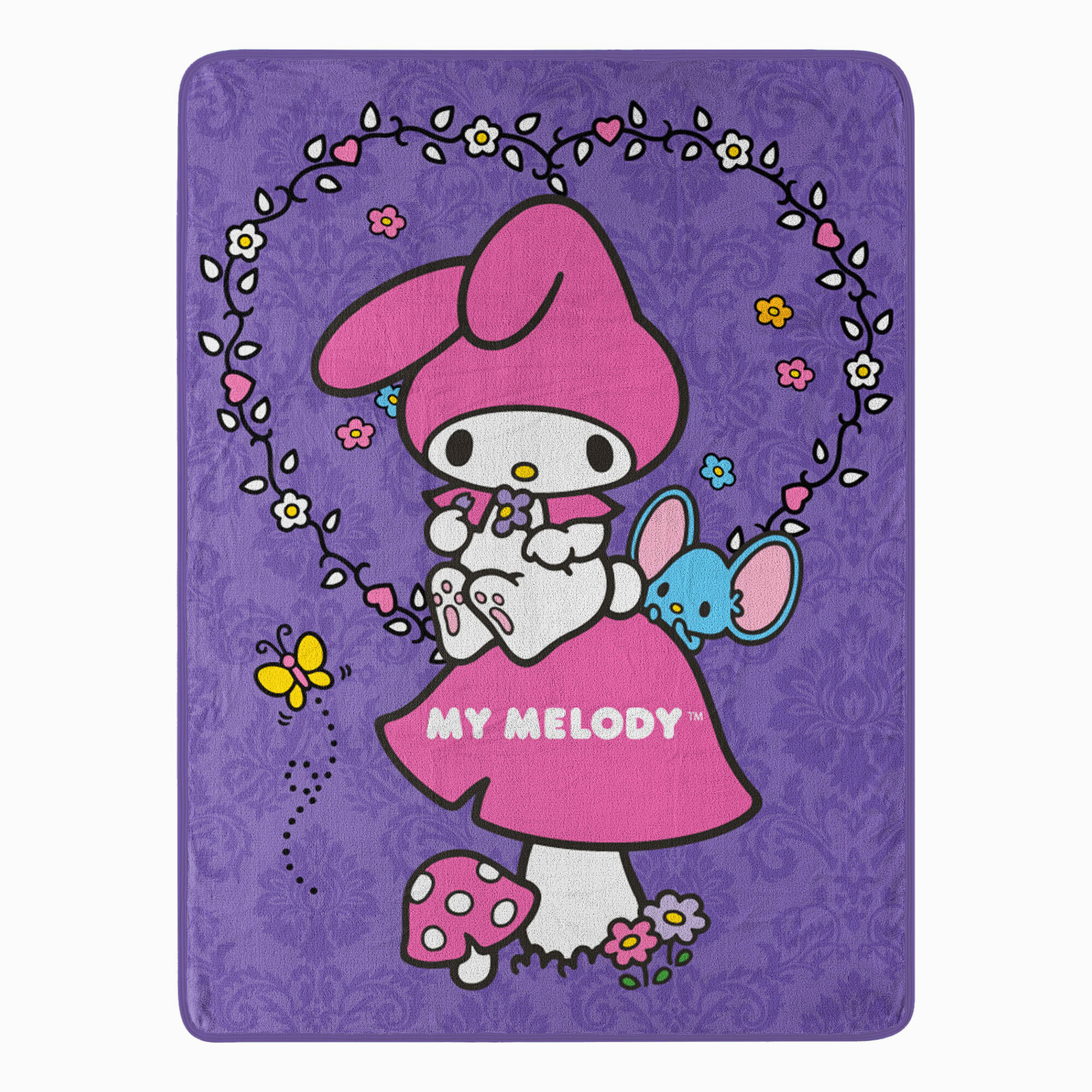 My Melody™ Lavender Petals Micro Raschel Throw (ds),