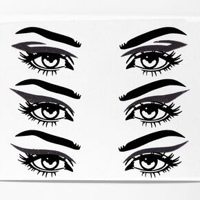 Glitter Winged Eyeliner Stickers &#40;3 Pack&#41;,