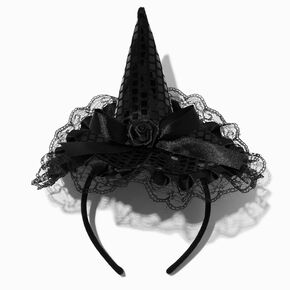 Black Witch Hat Headband,