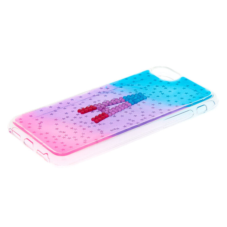 Coque de portable &eacute;toile initiale A effet d&eacute;grad&eacute; - Compatible avec iPhone 6/7/8,