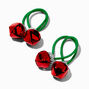 Red Jingle Bells Hair Ties - 2 Pack,