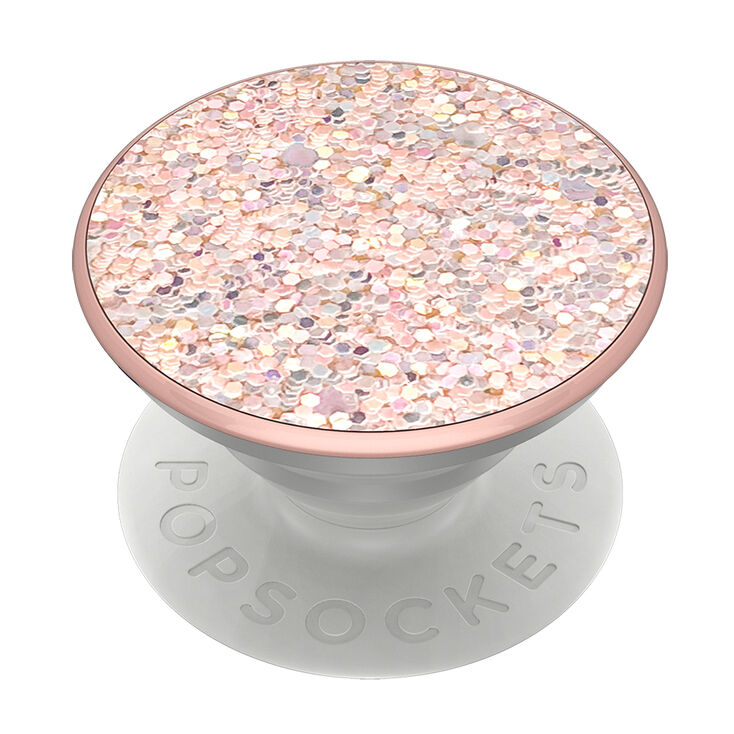 PopSockets Swappable PopGrip - Sparkle Rose,
