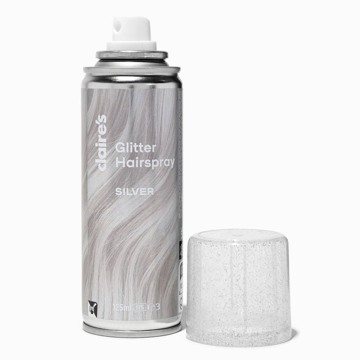 Silver Glitter colour Hairspray,