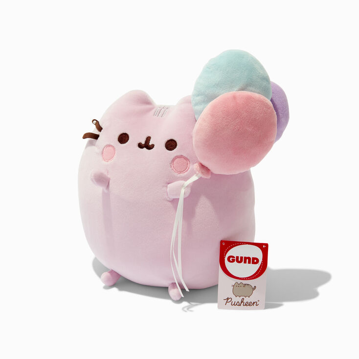 Pusheen&reg; 9.5&#39;&#39; Birthday Balloons Soft Toy by GUND&reg;,