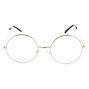 Silver Round Clear Lens Frames,
