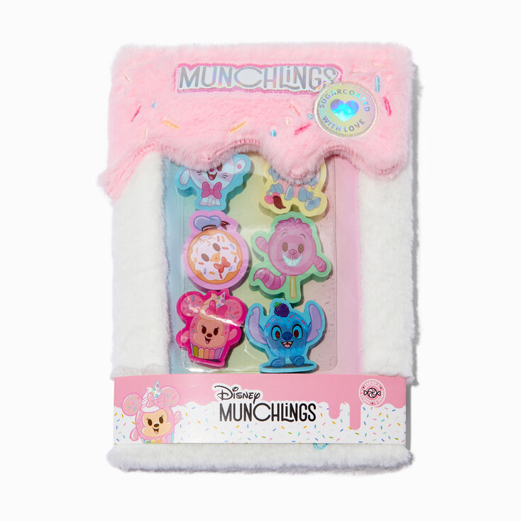 Disney Munchlings Series 1 Furry Notebook &amp; Eraser Set,