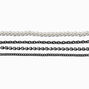 Black Pearl Layered Multi-Strand Bracelet,