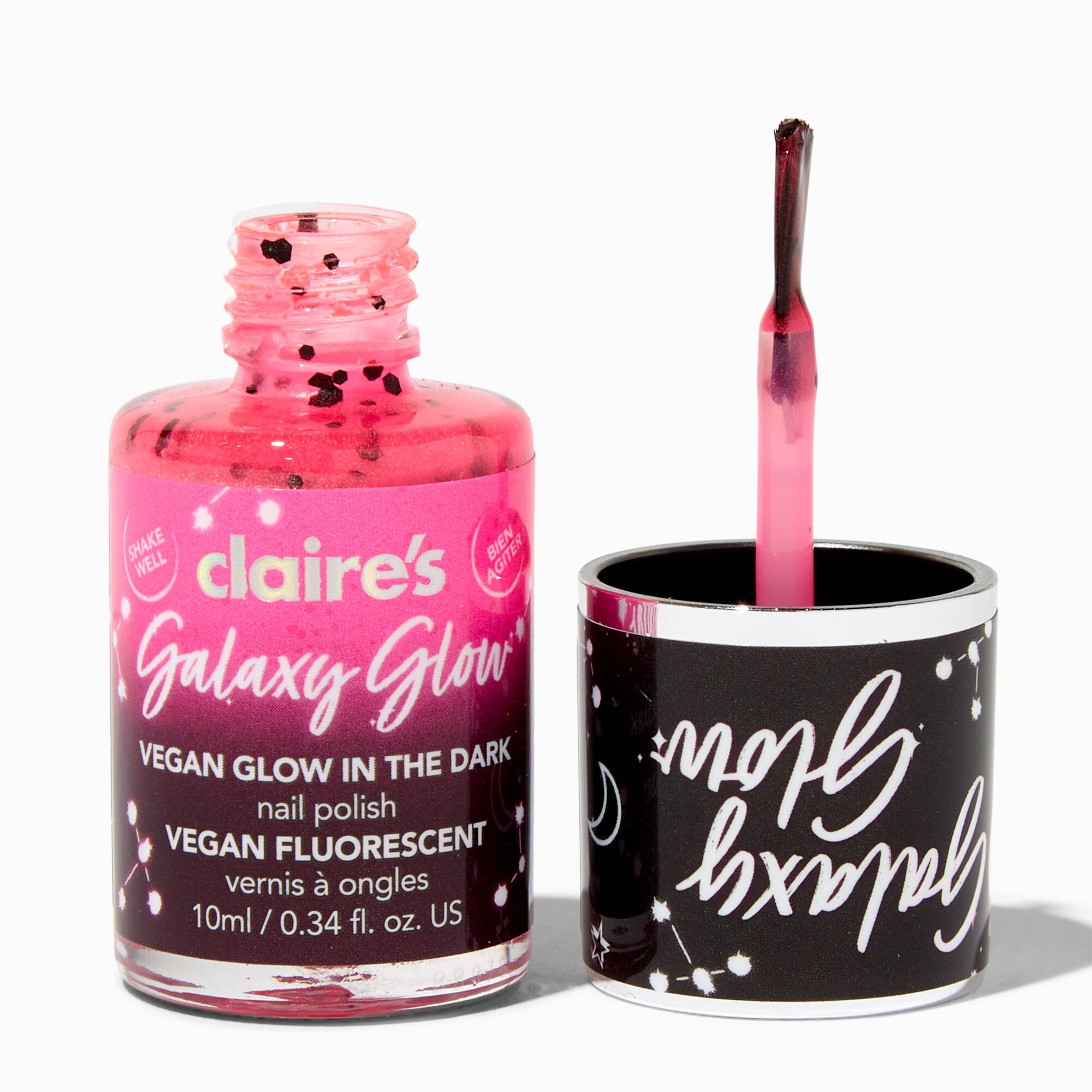 Galaxy Glow Vegan Glow in The Dark Nail Polish Strawberry Moon
