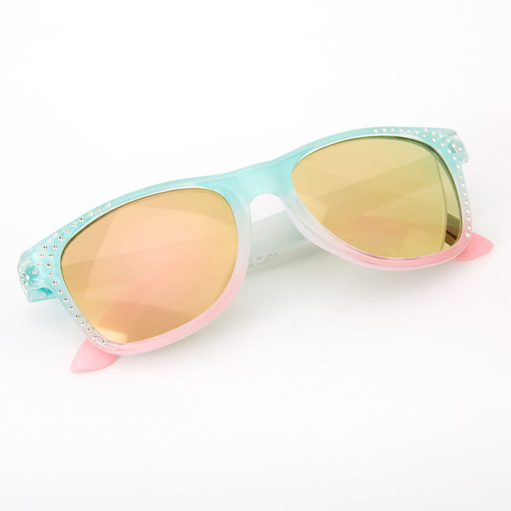 Claire&#39;s Club Pastel Ombre Retro Sunglasses,