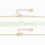 Rainbow Butterfly &amp; Daisy Choker Necklaces - 3 Pack,