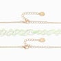 Rainbow Butterfly &amp; Daisy Choker Necklaces - 3 Pack,