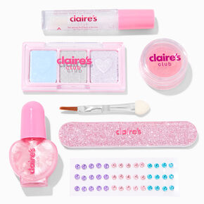 Claire&#39;s Club Snow Leopard Zip Makeup Set,