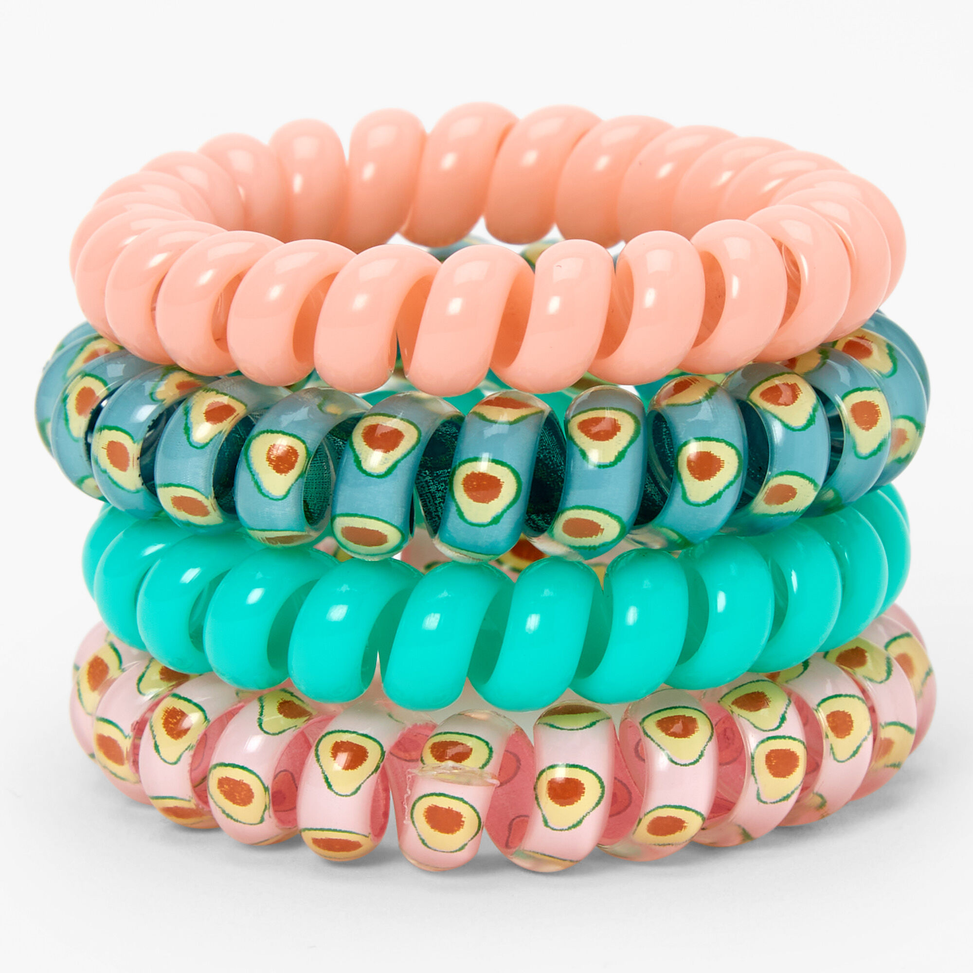 Spiral outlet hair bobbles