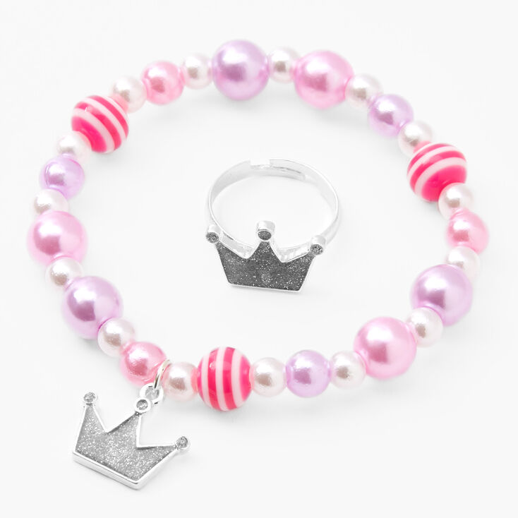 Claire&#39;s Club Princess Beads Jewelry Set - 3 Pack,