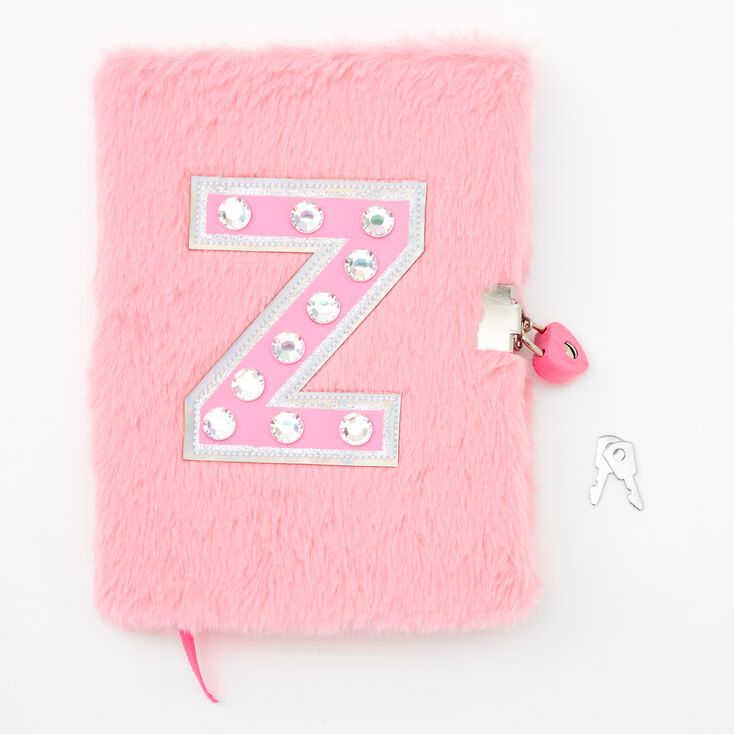 Giant Initial Furry Lock Diary - Z,