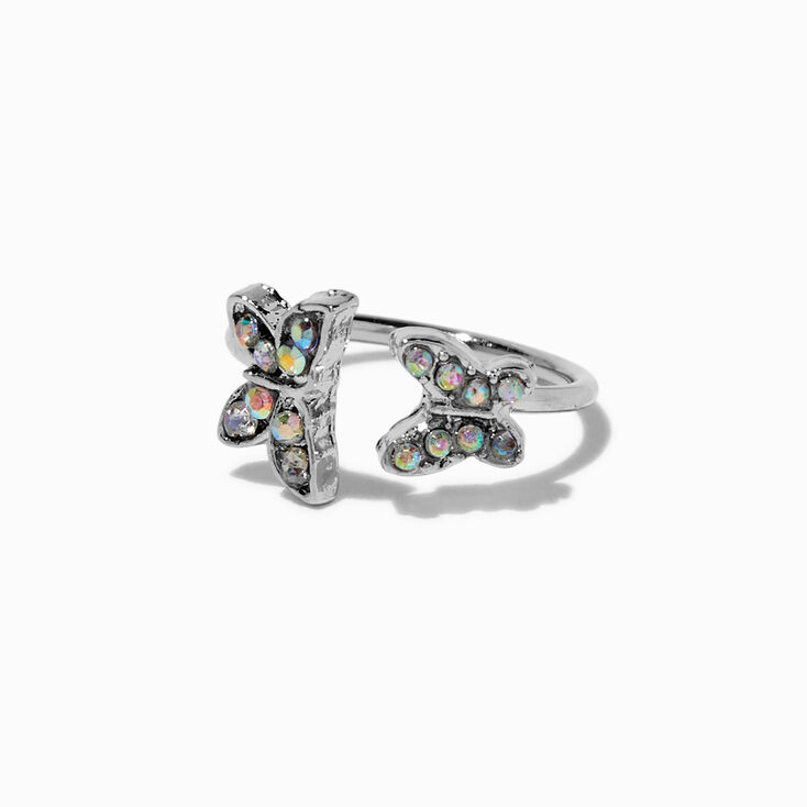 Claire&#39;s Club Mixed Metals Butterfly Rings - 5 Pack,