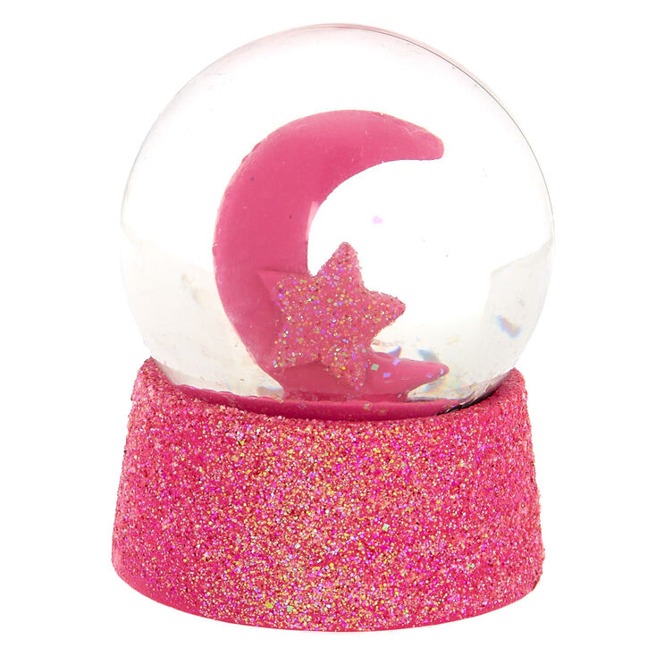 Moon Star Snow globe - Pink,