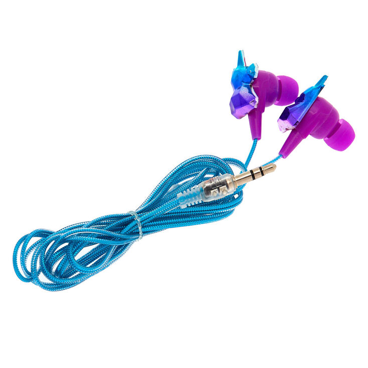 Geometric Unicorn Earbuds,